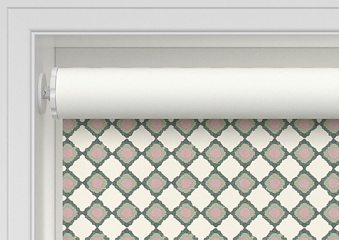 Adelaide, Checkers Rosies Pink - Twist&Fit Roller Blind - Image 9